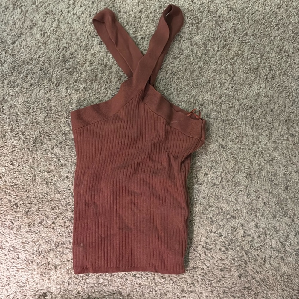 Brown Tank Top